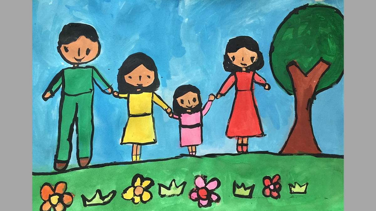 Cách vẽ tranh 20/10 ngày Phụ Nữ Việt Nam tặng cho bà, mẹ ấm áp 